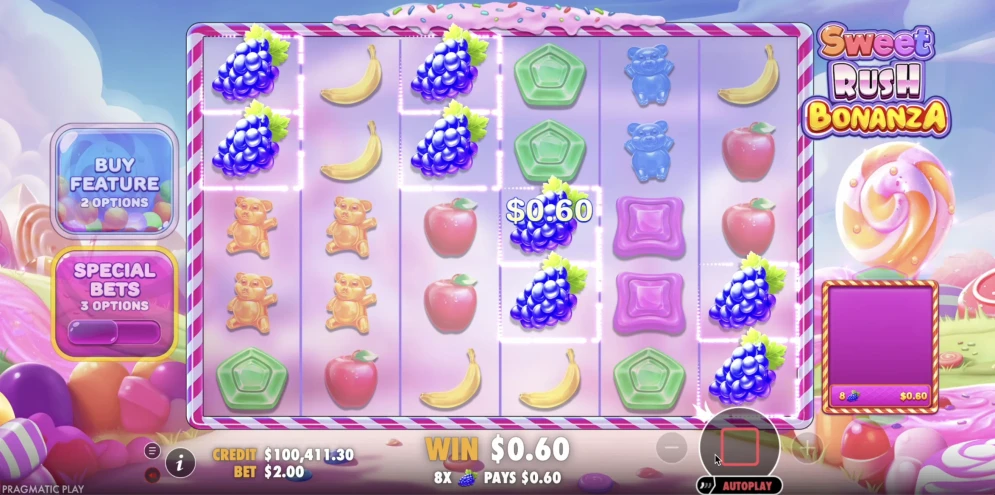 Sweet Rush Bonanza Slot
